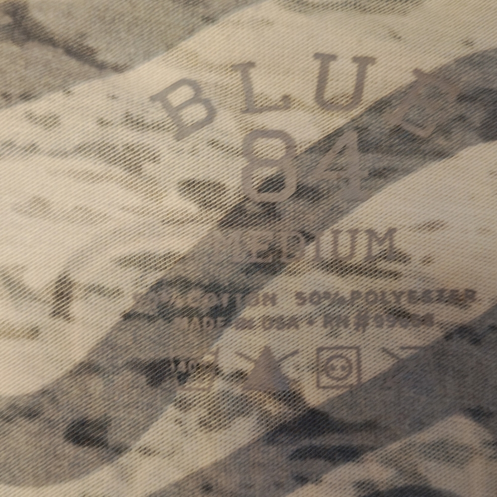 Y2K Blue 84 Burnout UNC Tar Heels T-shirt. - Picture 5 of 9